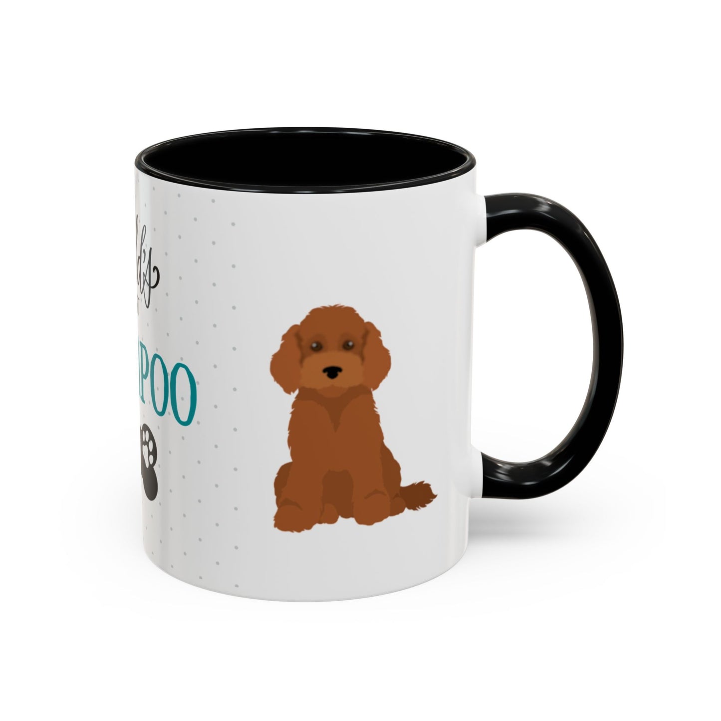 World's Best Red Cockapoo Dad Coffee Mug - Cute Dog Lover Gift