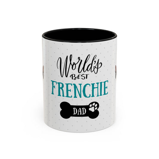 World's Best Frenchie Dad Coffee Mug - Cute Dog Lover Gift