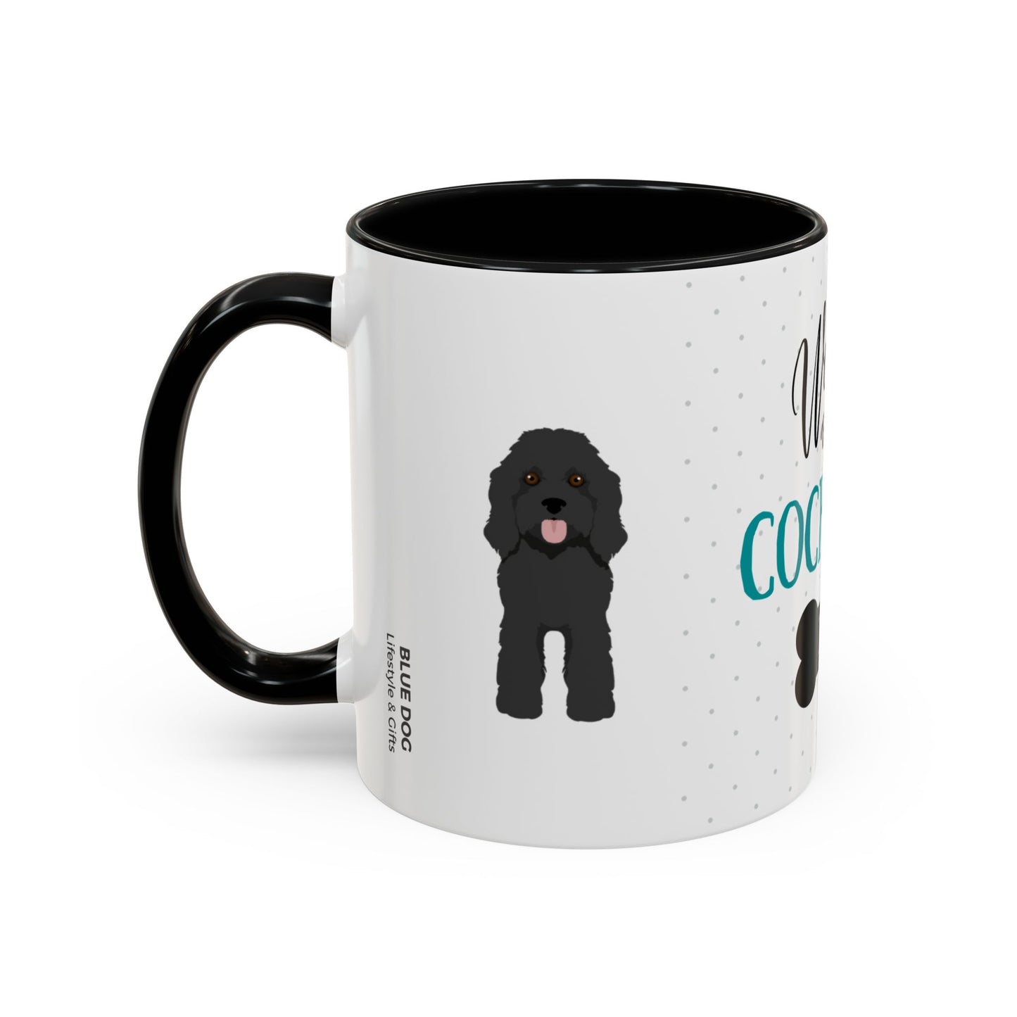 World's Best Black Cockapoo Dad Coffee Mug - Cute Dog Lover Gift