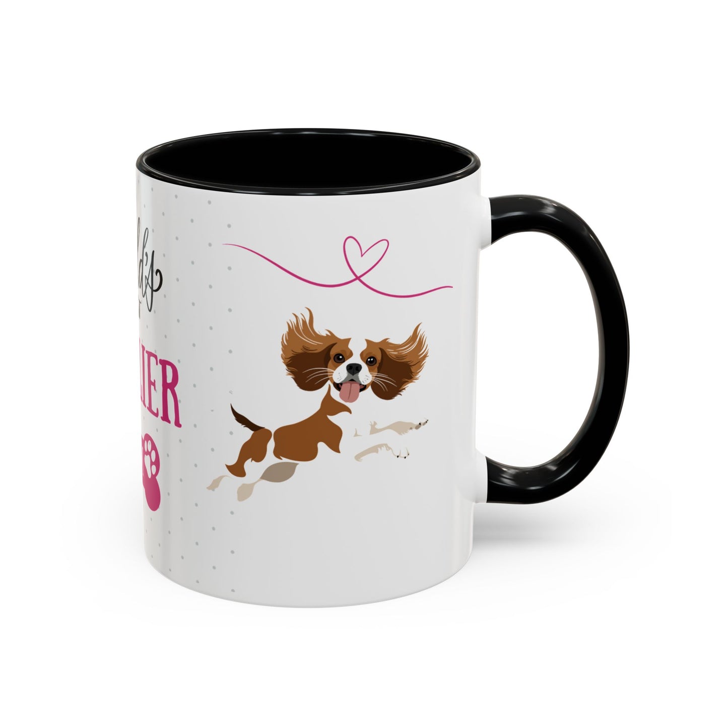 World's Best Cavalier Mum Coffee Mug - Cute Dog Lover Gift