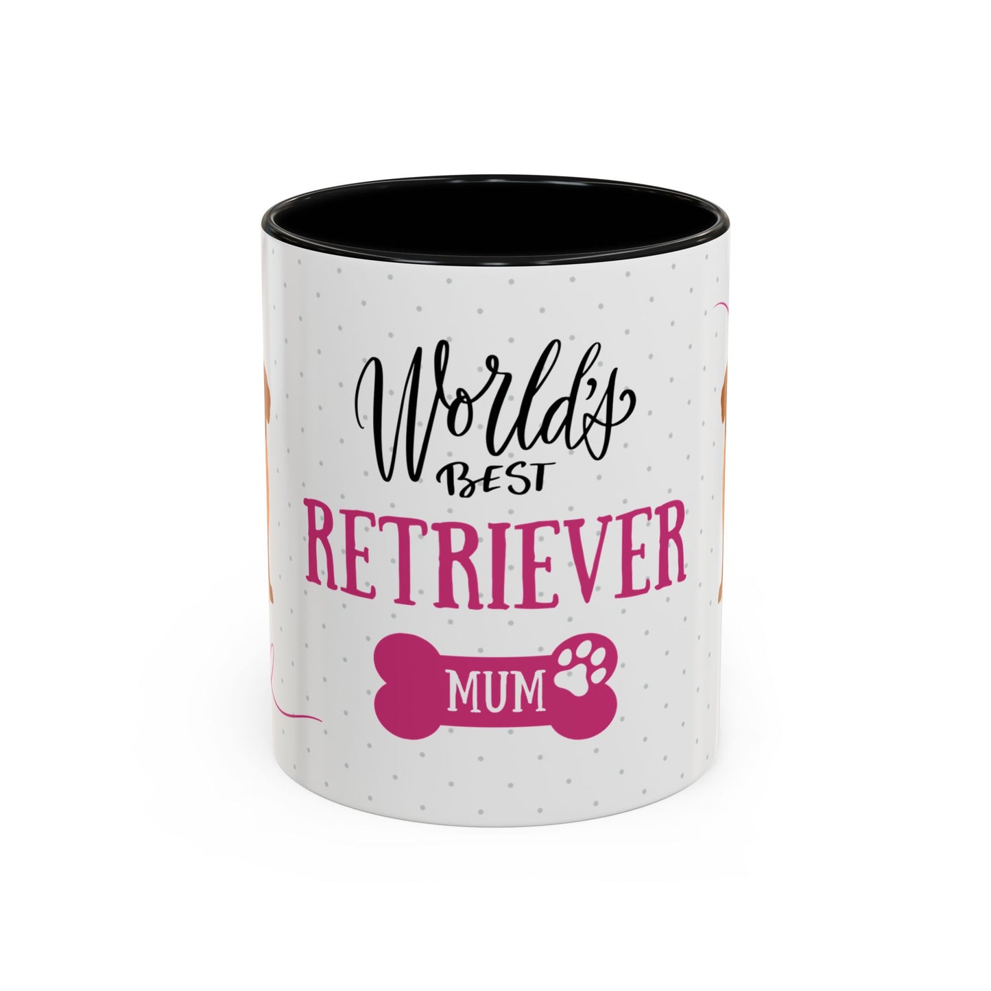 World's Best Retriever Mum Coffee Mug - Cute Dog Lover Gift