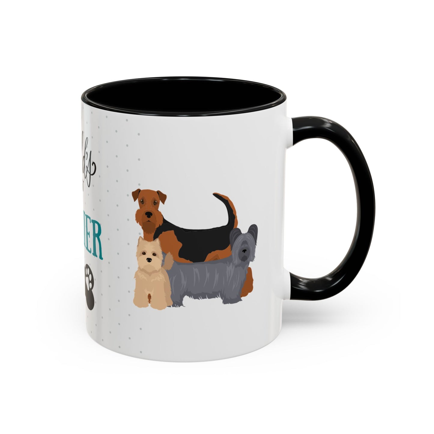 World's Best Terrier Dad Coffee Mug - Cute Dog Lover Gift