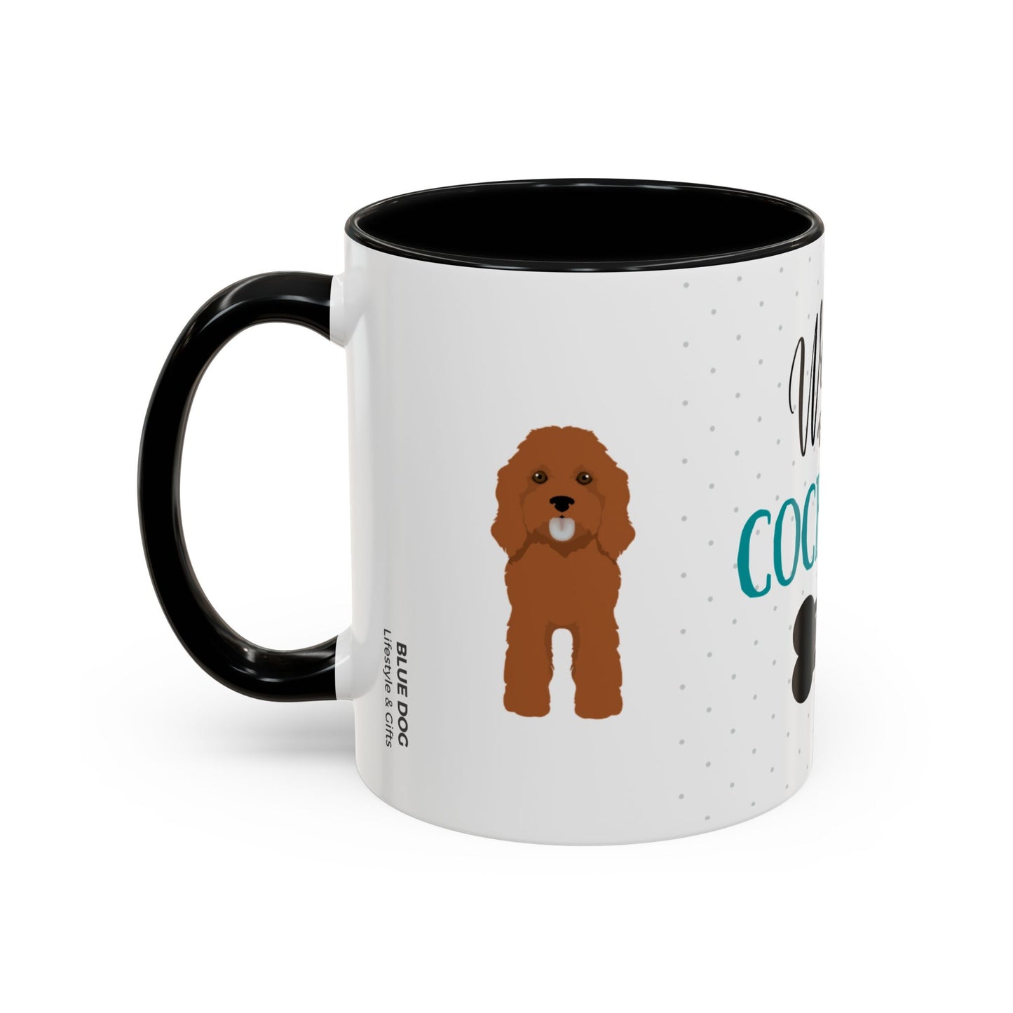 World's Best Red Cockapoo Dad Coffee Mug - Cute Dog Lover Gift