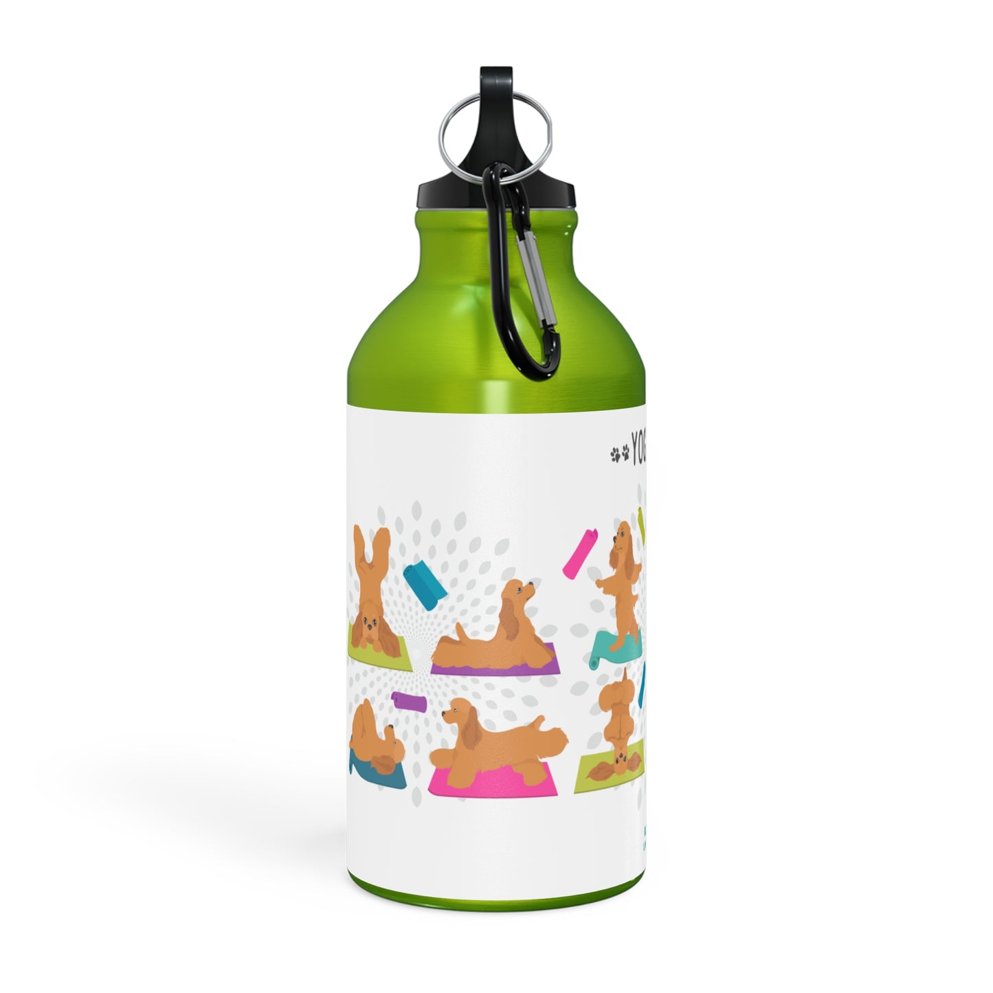 Yoga Dogs Sport Bottle - Cocker Spaniel