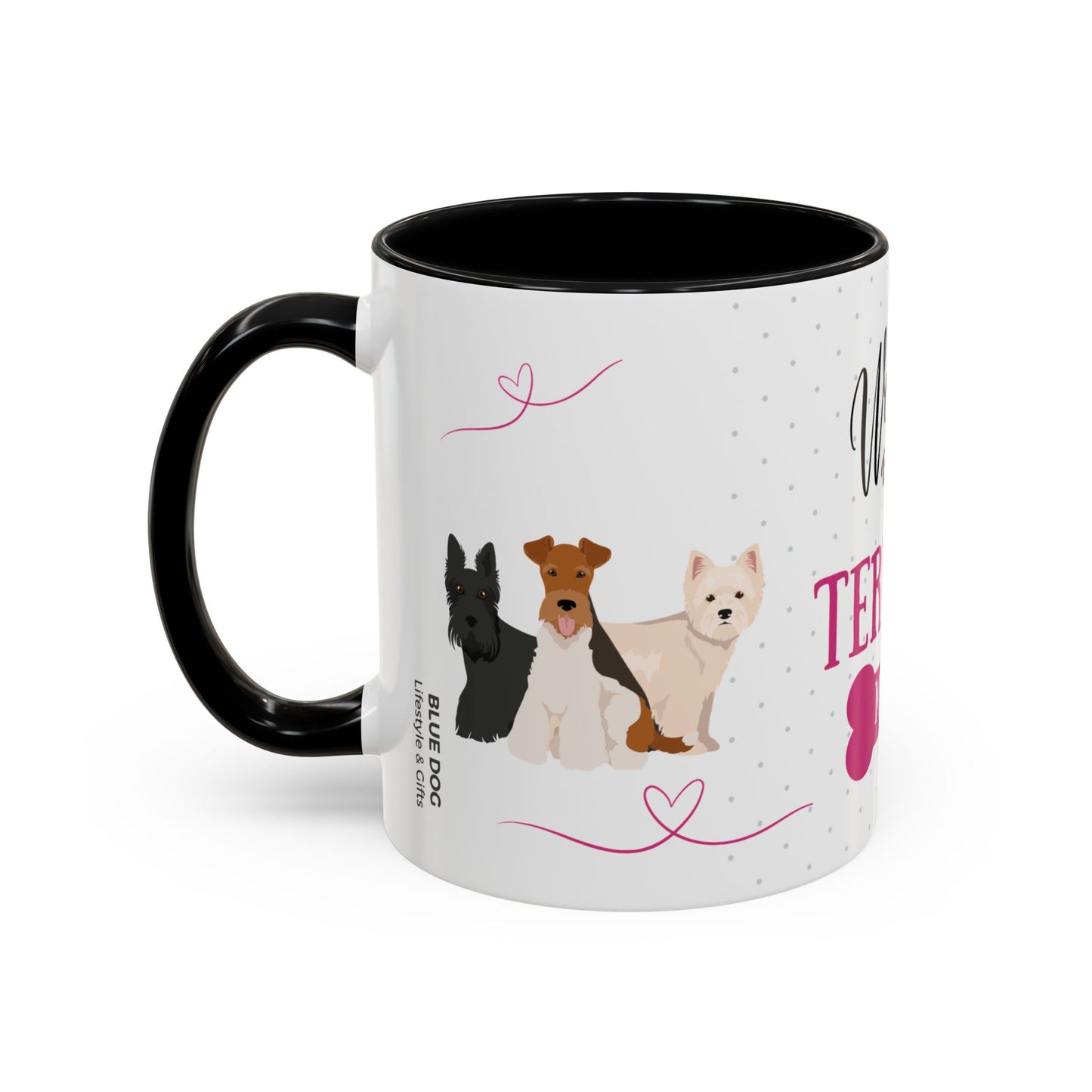 World's Best Terrier Mum Coffee Mug - Cute Dog Lover Gift