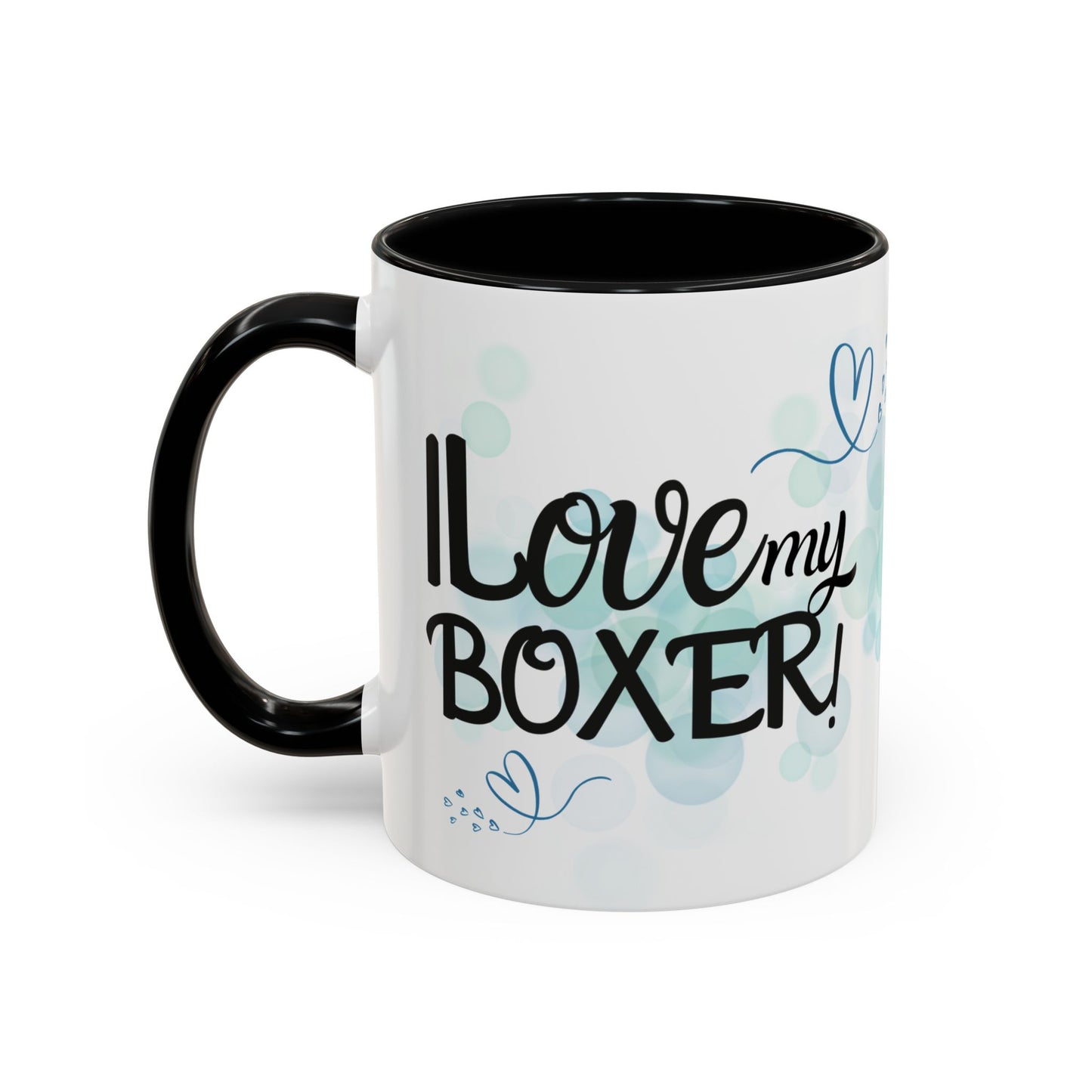 "I Love My Dog” Mug - Boxer Dogs