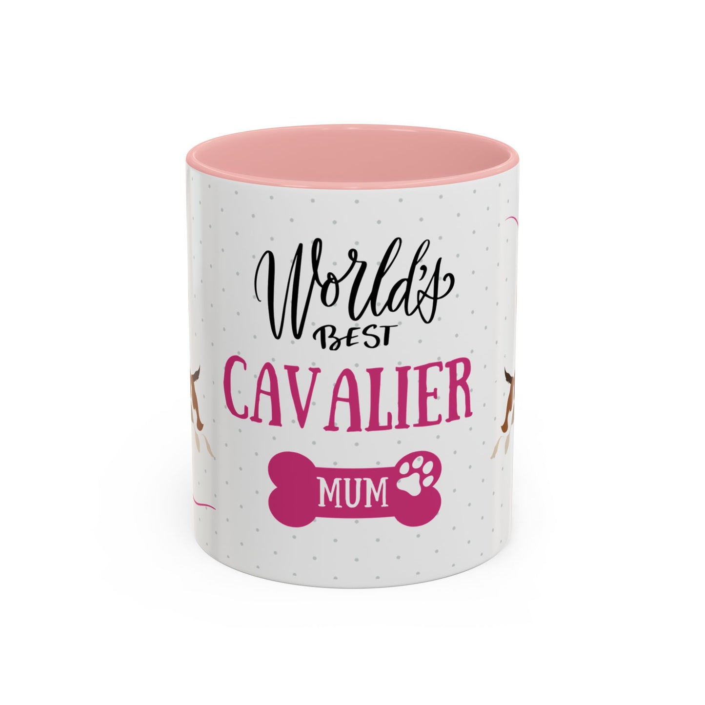 World's Best Cavalier Mum Coffee Mug - Cute Dog Lover Gift