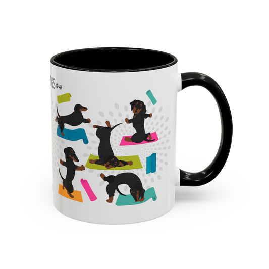 Yoga Dogs Coffee Mug - Meet the Daschund