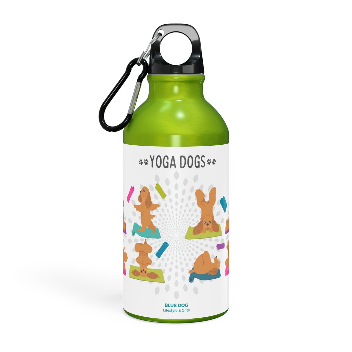 Yoga Dogs Sport Bottle - Cocker Spaniel