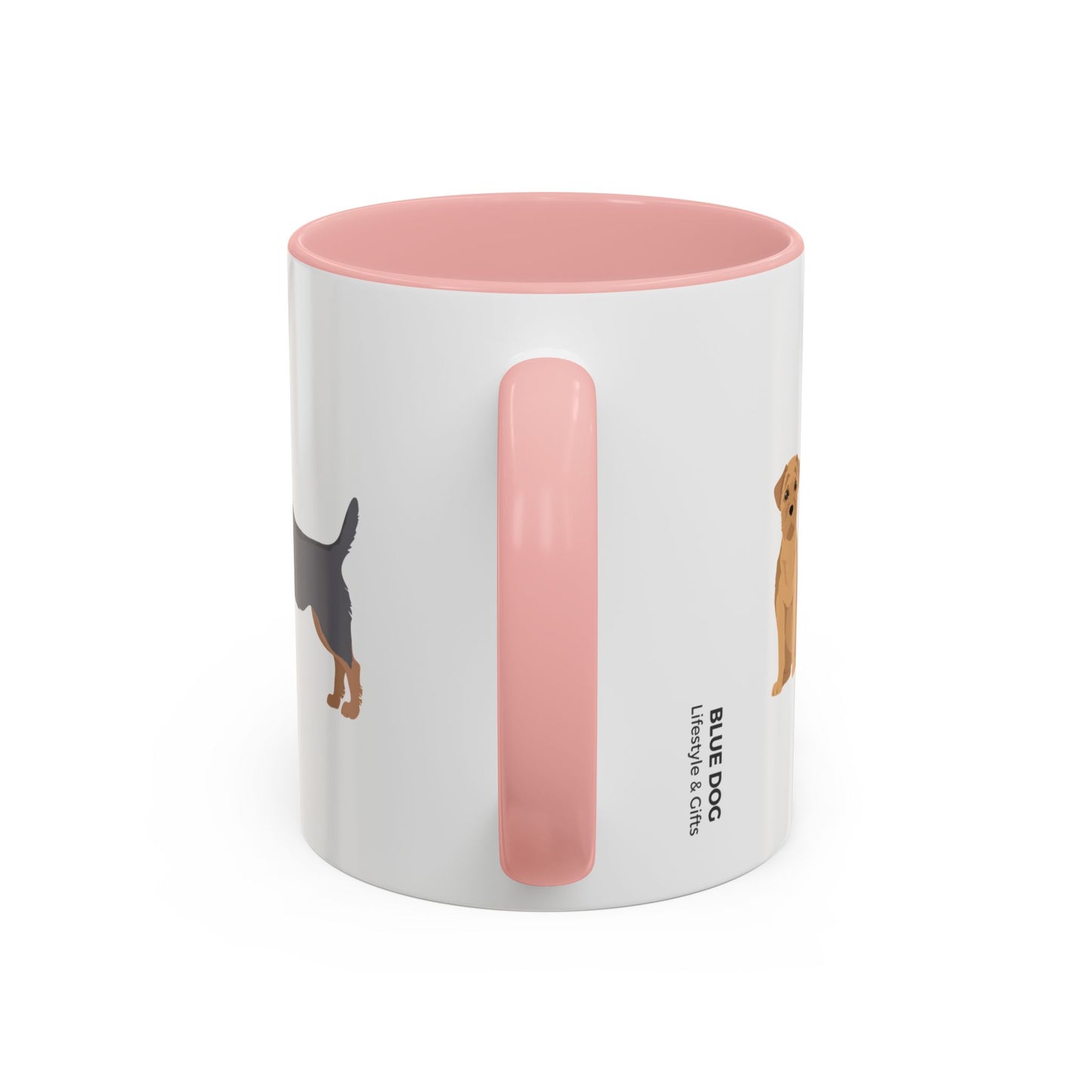World's Best Border Terrier Dad Coffee Mug - Cute Dog Lover Gift