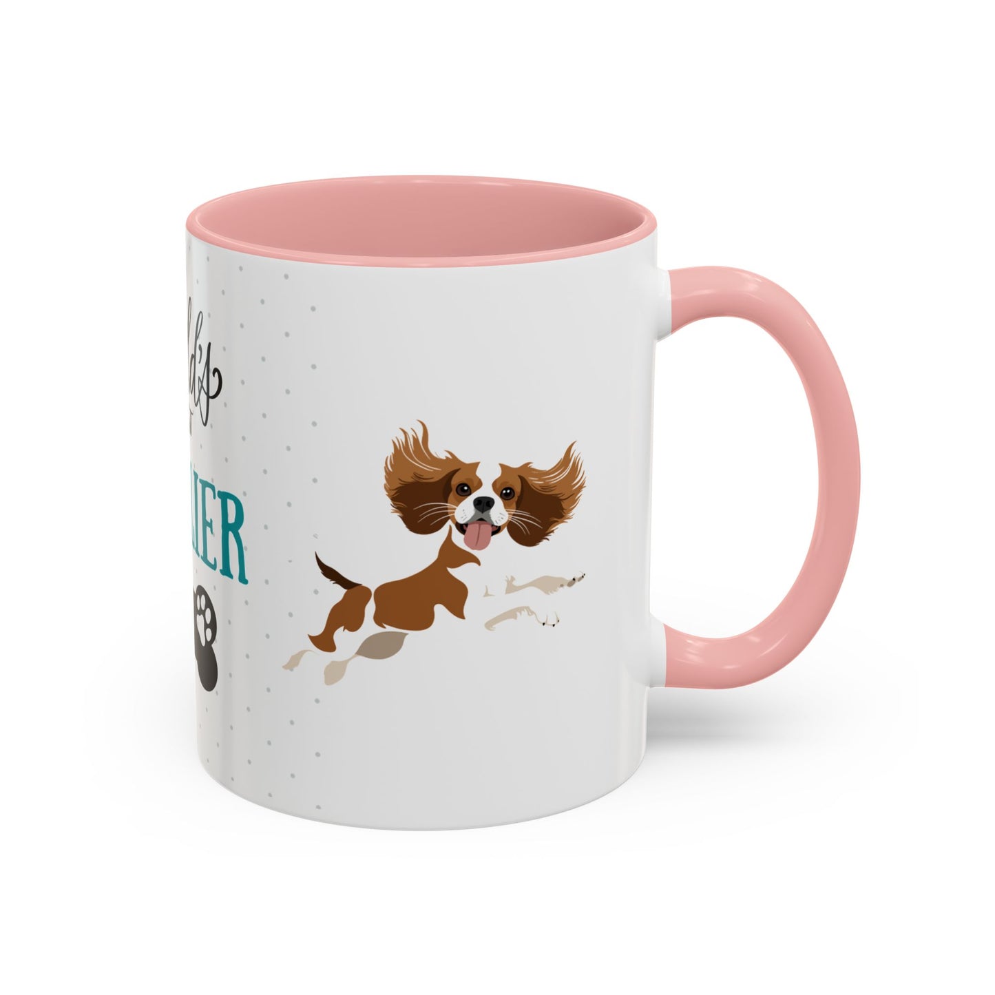World's Best Cavalier Dad Coffee Mug - Cute Dog Lover Gift