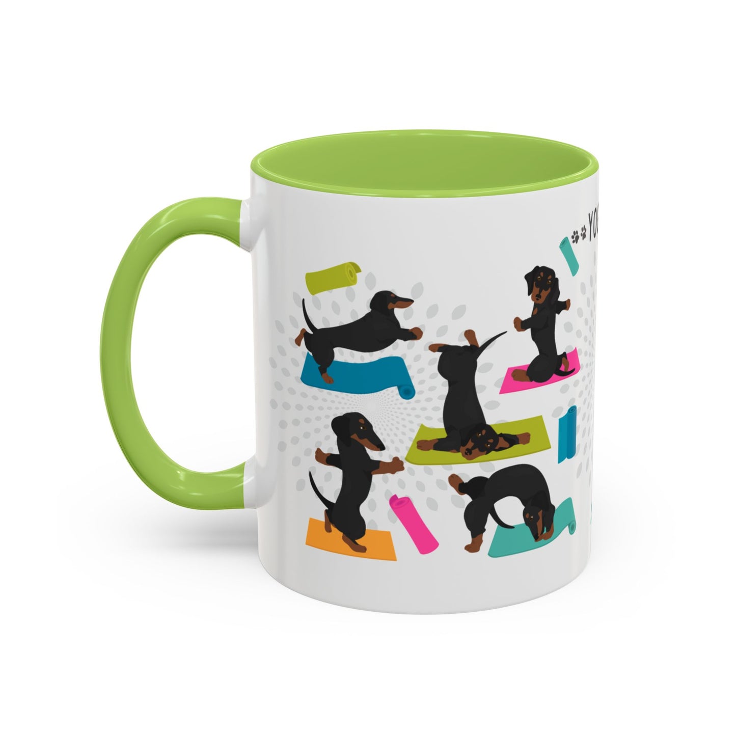 Yoga Dogs Coffee Mug - Meet the Daschund