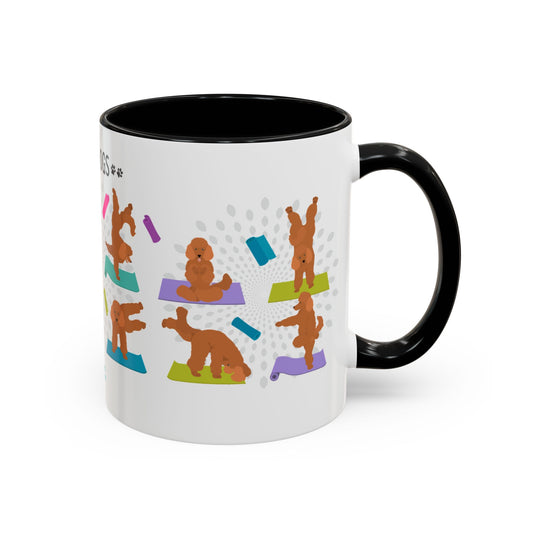 Yoga Dogs Coffee Mug - Meet the Poodle