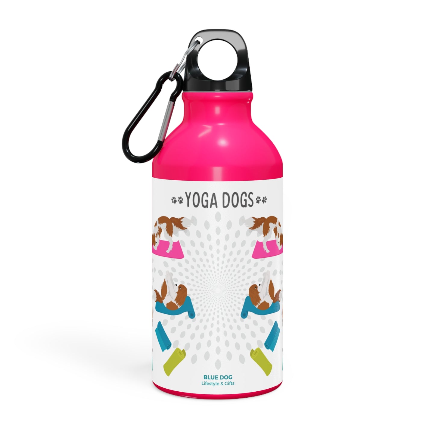 Yoga Dogs Sport Bottle - Cavalier King Charles