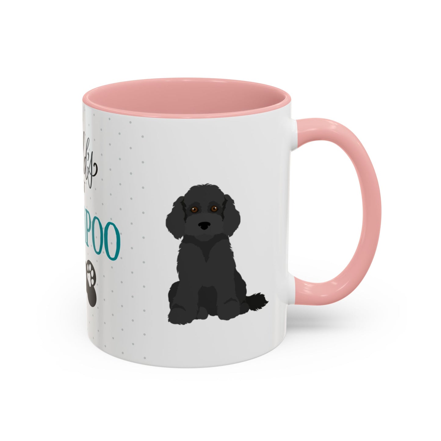 World's Best Black Cockapoo Dad Coffee Mug - Cute Dog Lover Gift