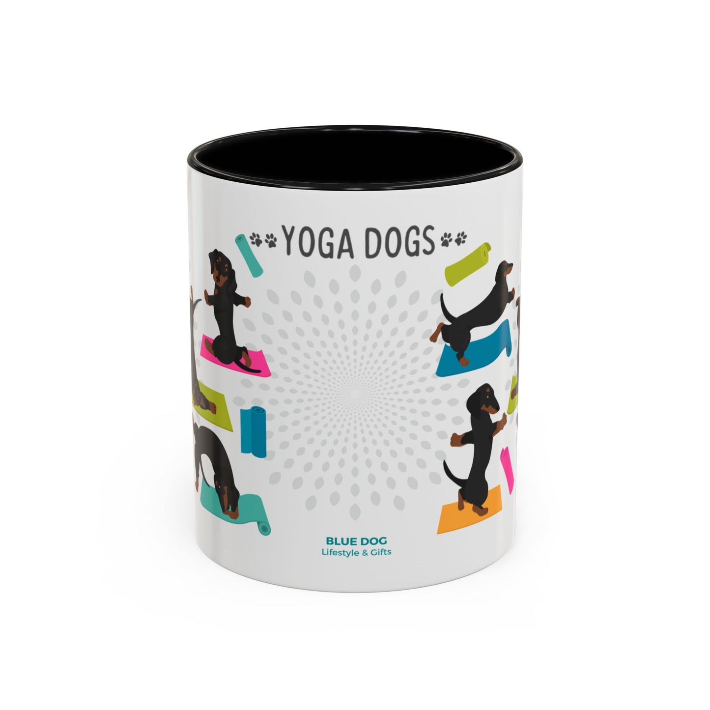 Yoga Dogs Coffee Mug - Meet the Daschund