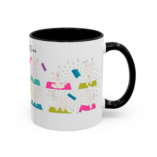Yoga Dogs Coffee Mug - Meet the Poodle