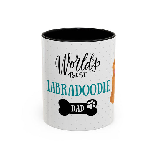 World's Best Labradoodle Dad Coffee Mug - Cute Dog Lover Gift